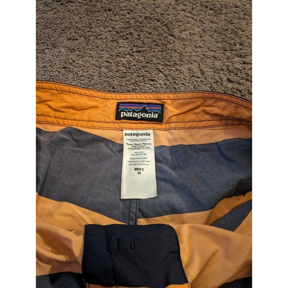 Men's Patagonia Men's Minimalist Wavefarer Striped 8" Board Shorts STY86769 - Picture 5 of 8